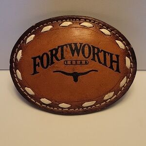 Fort Worth Texas Belt Buckle Vintage